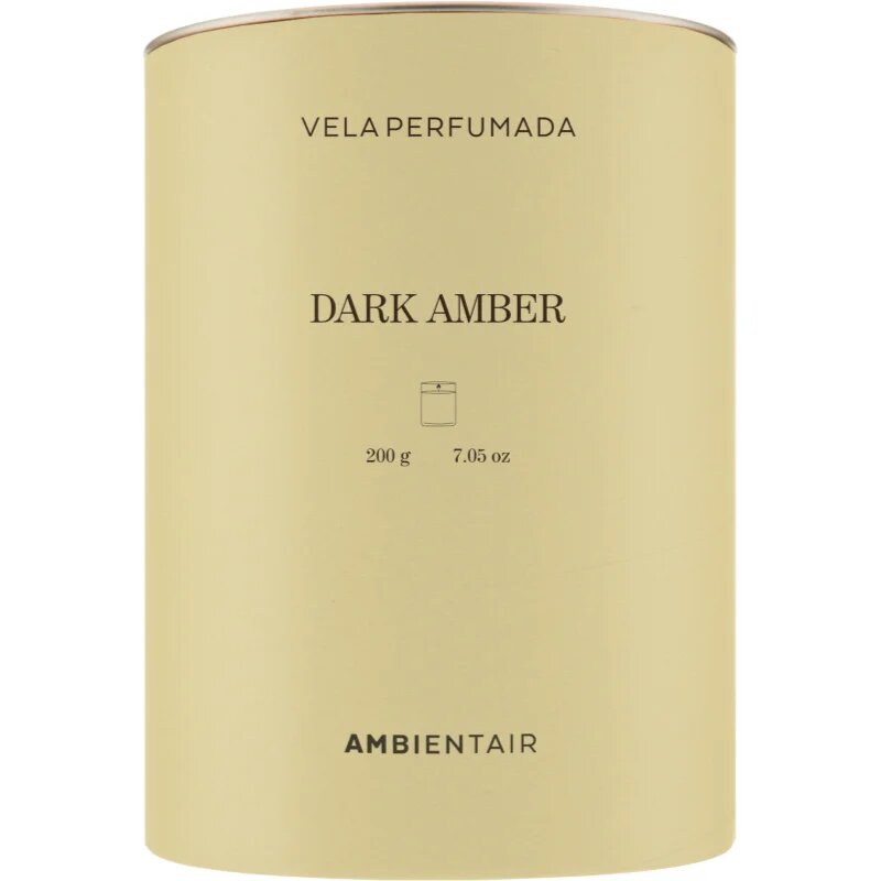 Ambientair COLOURS Dark Amber illatgyertya 200 g
