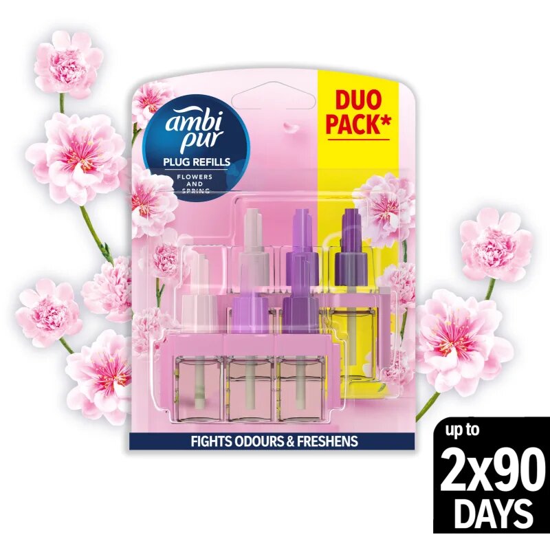 AmbiPur 3volution Flowers&Spring utántöltő 2x20 ml