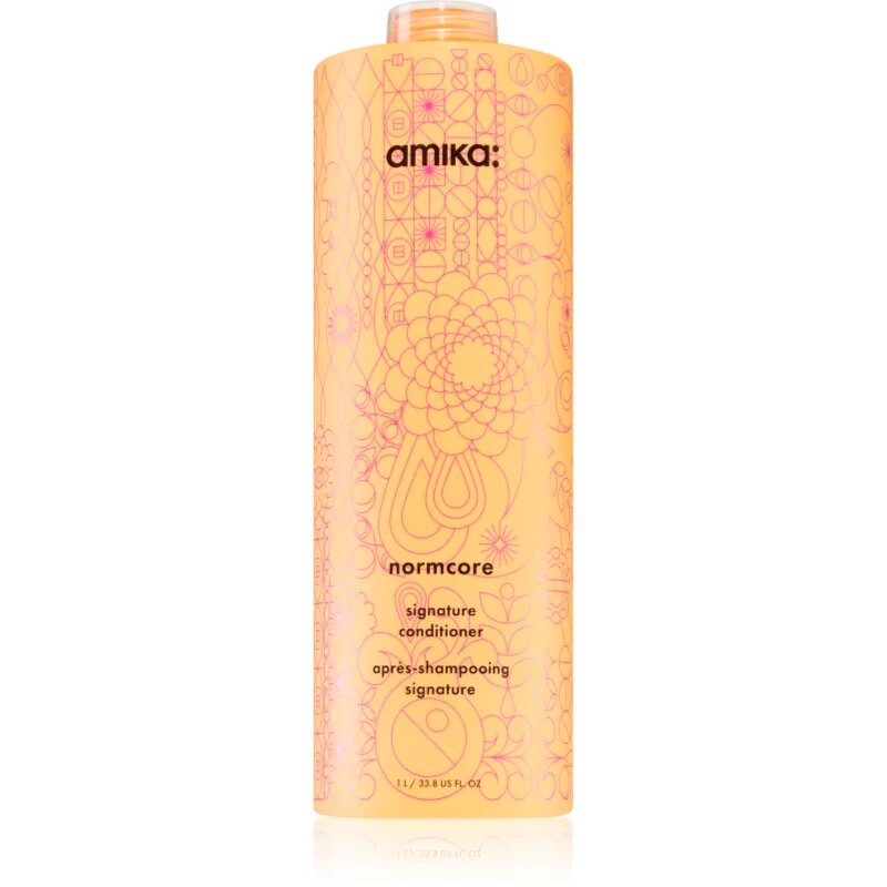 amika Normcore Signature Conditioner hidratáló kondicionáló a fénylő és selymes hajért 1000 ml