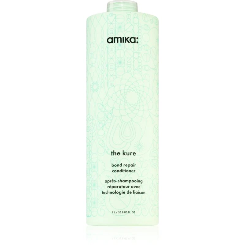 amika The Kure Bond Repair Conditioner regeneráló kondicionáló szőke hajra 1000 ml