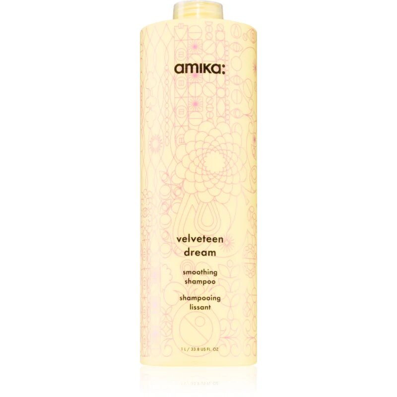 amika Velveteen dream kisimító sampon ellenáll a levegő nedvességének 1000 ml