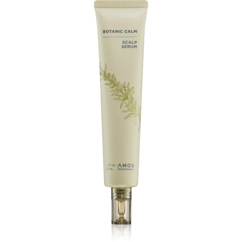 AMOS PROFESSIONAL Botanic Calm Scalp Serum erősítő és regeneráló hajszérum hajritkulás ellen 80 ml