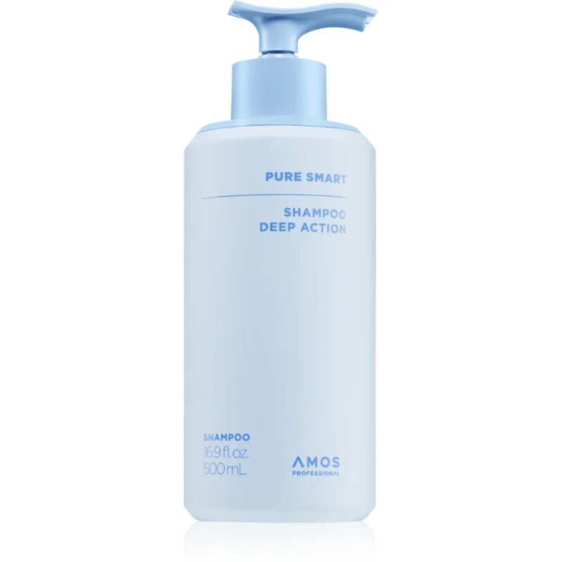 AMOS PROFESSIONAL Pure Smart Shampoo Deep Action mélyen tisztító sampon korpásodás ellen 500 ml