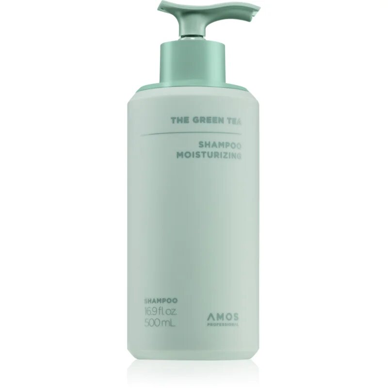 AMOS PROFESSIONAL The Green Tea Shampoo Moisturizing intenzív tápláló sampon hajhullás ellen 500 g