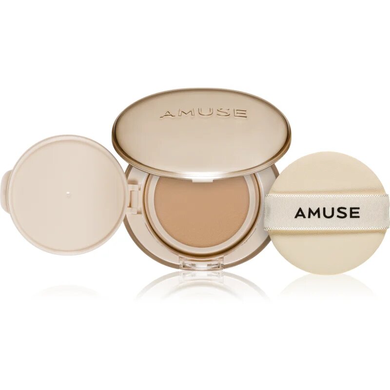 AMUSE Dew Jelly Master Cushion tartós alapozó sminkszivaccsal közepes UV védelemmel árnyalat 02 Healthy 15 g