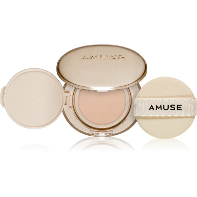 AMUSE Dew Jelly Master Cushion tartós alapozó sminkszivaccsal közepes UV védelemmel árnyalat 1.5 Natural 15 g