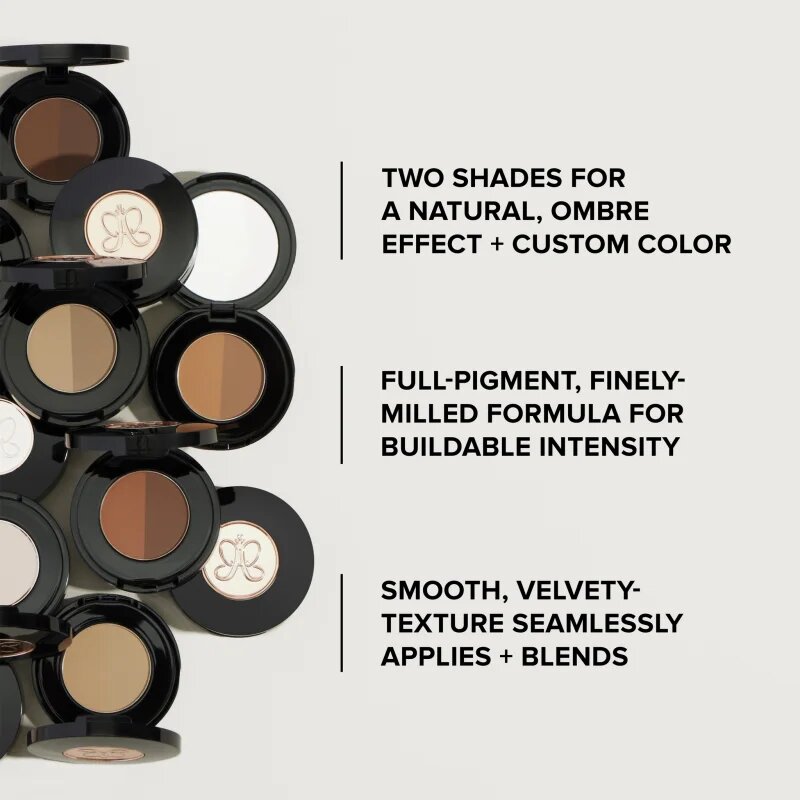 Anastasia Beverly Hills Brow Powder Duo púder szemöldökre árnyalat Medium Brown 2x08 g
