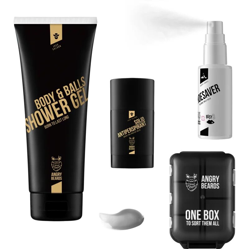 Angry Beards Jack Saloon Active Beast Set szett sportolóknak