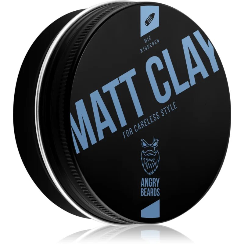 Angry Beards Mitch Buchannon Matt Clay formázó agyag hajra mattító hatással 100 g