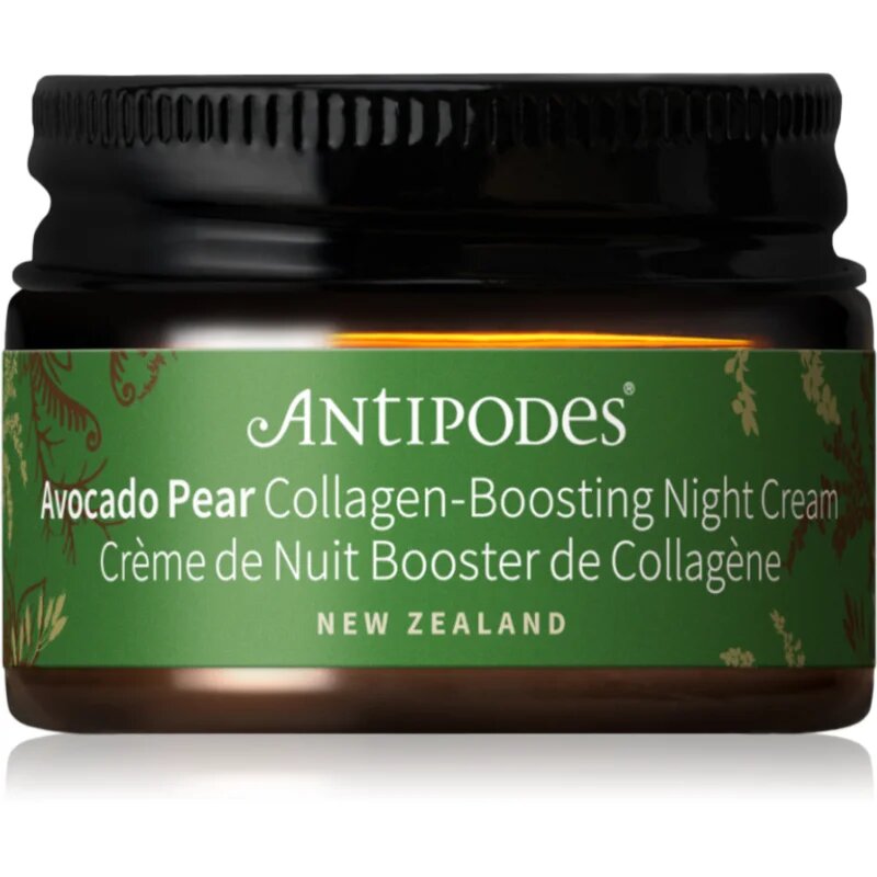 Antipodes Avocado Pear Collagen-Boosting Night Cream éjszakai tápláló krém az arcra 15 ml