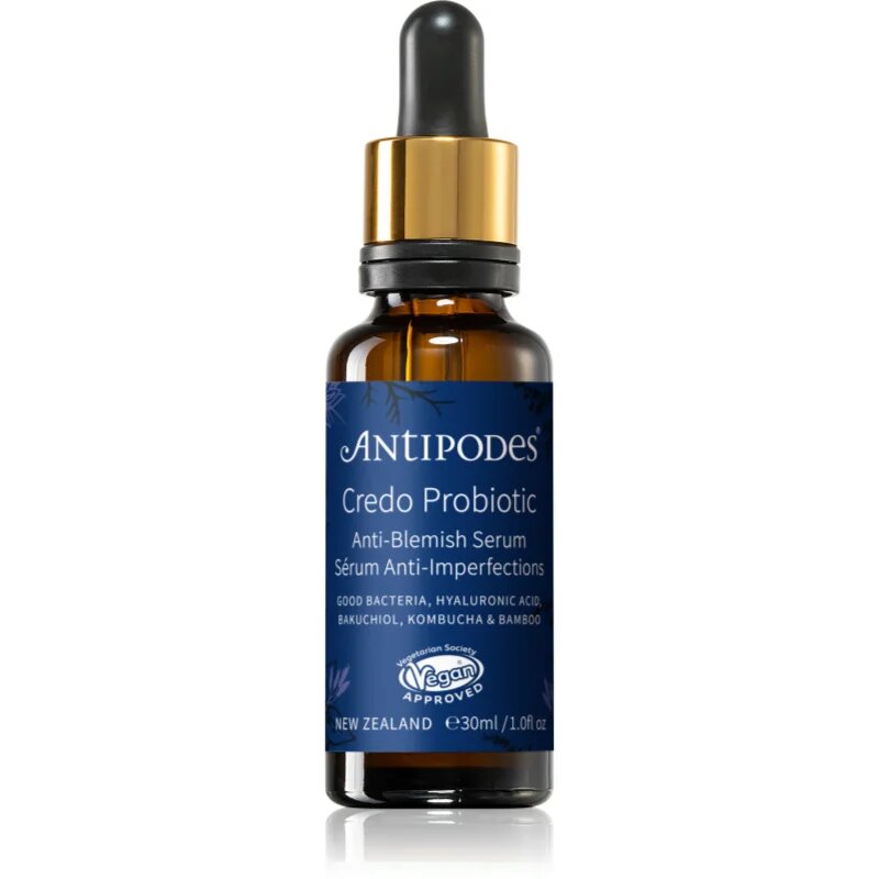 Antipodes Credo Probiotic Anti-Blemish Serum revitalizáló szérum probiotikumokkal 30 ml