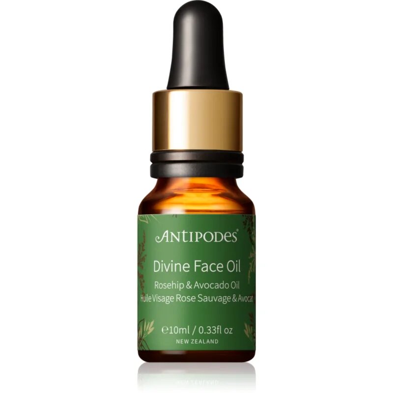 Antipodes Divine Face Oil Rosehip & Avocado Oil védő szérum a bőröregedés első jeleinek eltüntetésére 10 ml