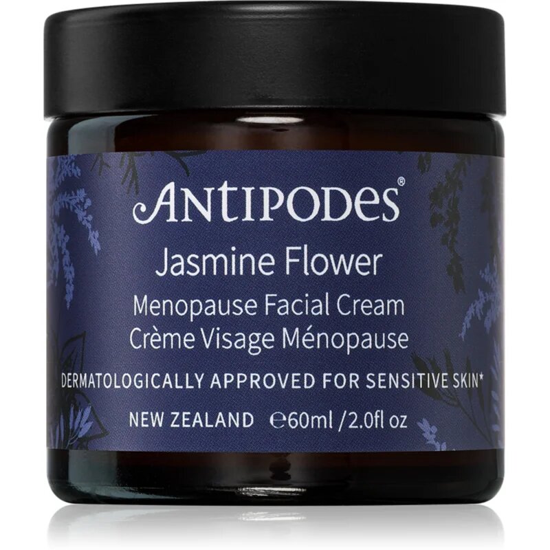 Antipodes Jasmine Flower Menopause Facial Cream Könnyű enyhítő krém érett bőrre 60 ml