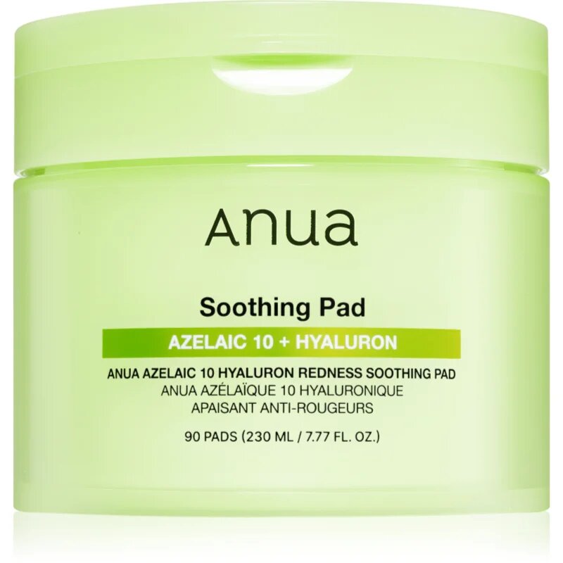 Anua Azelaic Acid 10 Hyaluron Redness Soothing Pad bőrnyugtató korongok bőrpír ellen 90 db
