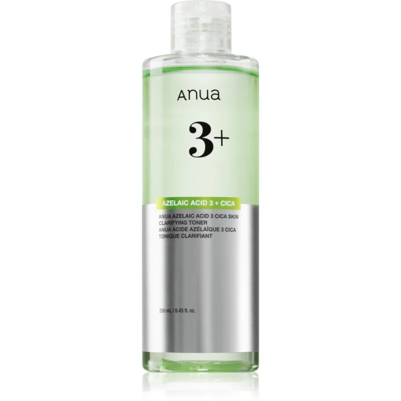 Anua Azelaic Acid 3+ Cica Clarifying Toner puhító toner nyugtató hatással 250 ml