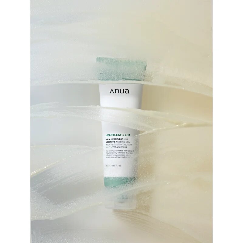 Anua Heartleaf LHA Moisture Peeling Gel gyengéd géles peeling az aknéra hajlamos érzékeny bőrre 120 ml