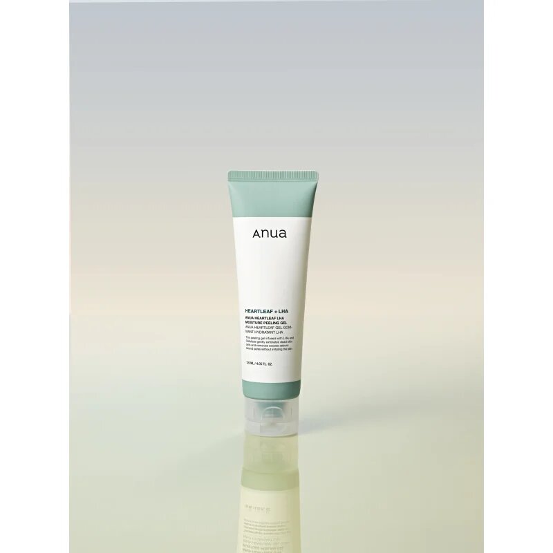 Anua Heartleaf LHA Moisture Peeling Gel gyengéd géles peeling az aknéra hajlamos érzékeny bőrre 120 ml