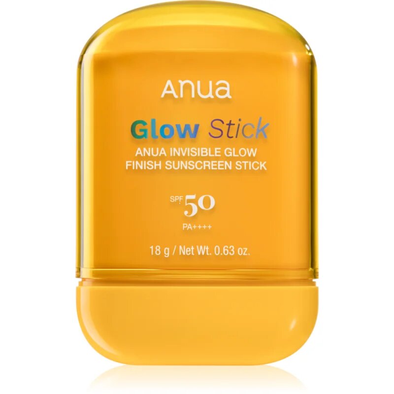 Anua Invisible Glow Finish Sunscreen Stick védő hidratáló stick élénkítő hatással SPF 50 18 g