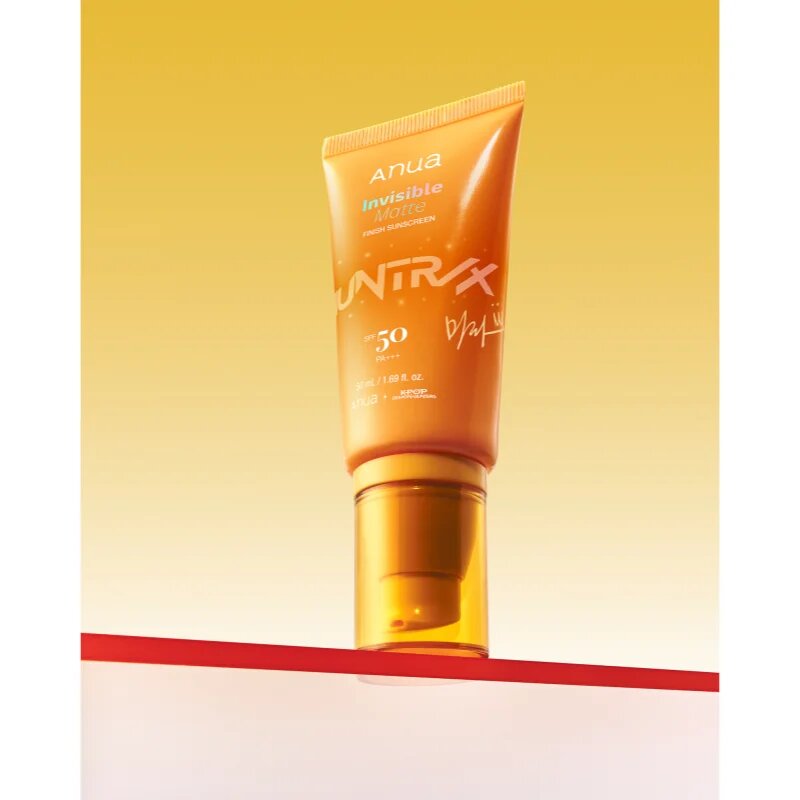 Anua K-Pop Demon Hunters Invisible Matte Finish Sunscreen mattító napozó krém az arcra SPF 50 50 ml