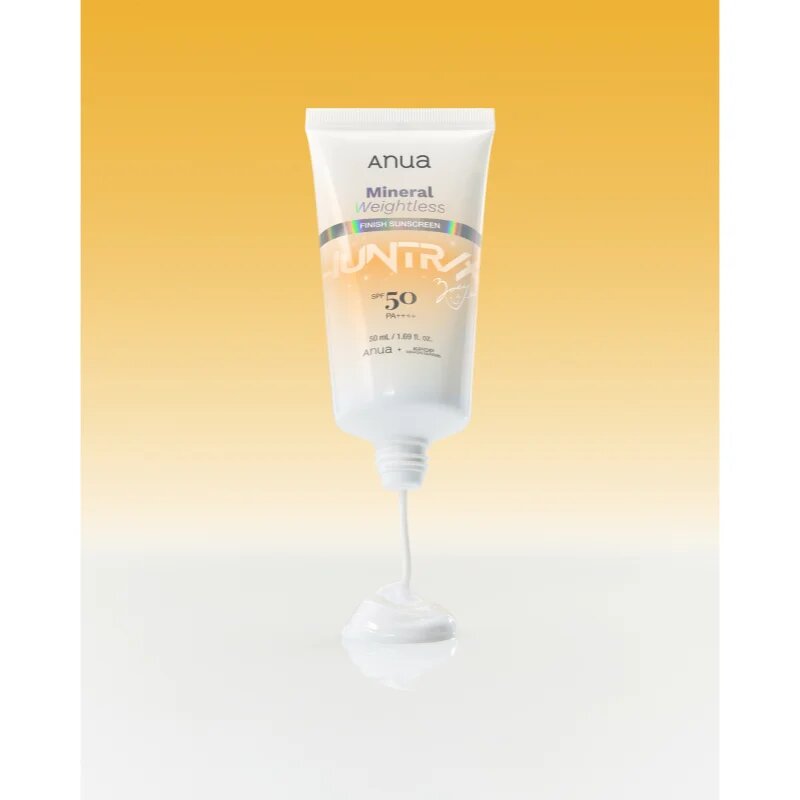 Anua K-Pop Demon Hunters Mineral Weightless Finish Sunscreen gyengéd védő arckrém SPF 50 50 ml