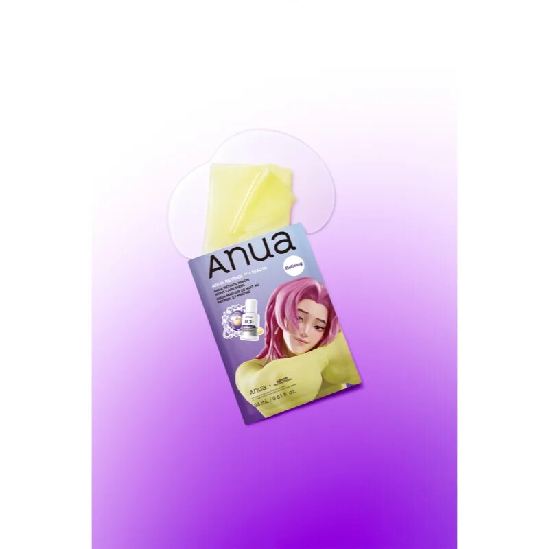 Anua K-Pop Demon Hunters Retinol Niacin Night Care Mask bőrmegújító éjszakai maszk ráncokra 24 ml