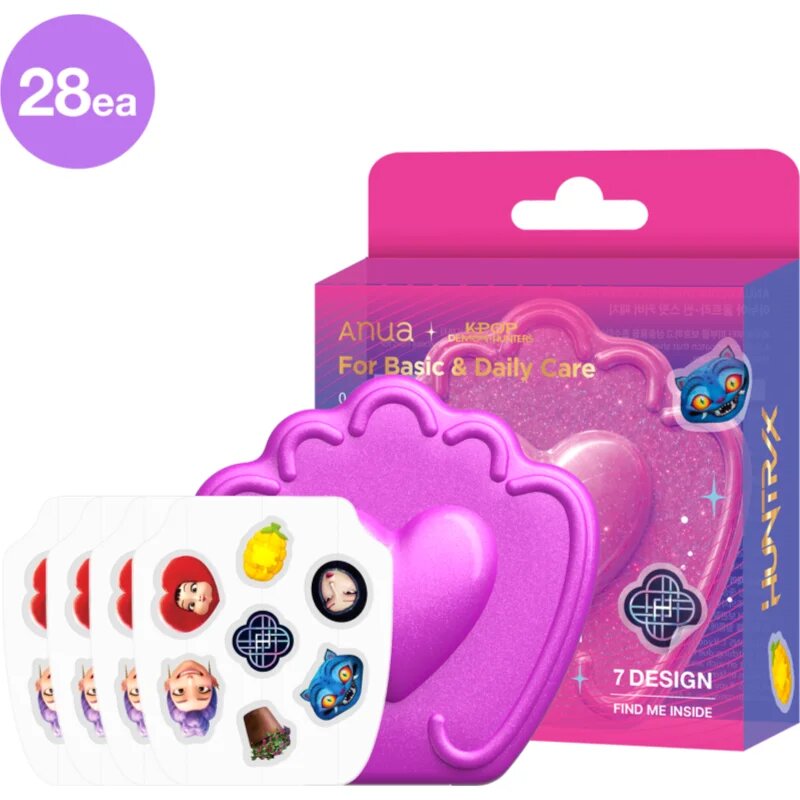 Anua K-Pop Demon Hunters Ultra-Thin Spot Cover Patch tapasz problémás bőrre tükörrel 28 db