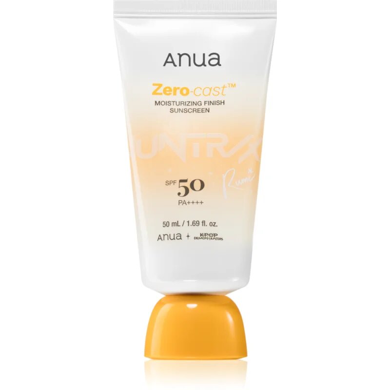 Anua K-Pop Demon Hunters Zero-Cast Sunscreen hidratáló védőkrém SPF 50 50 ml
