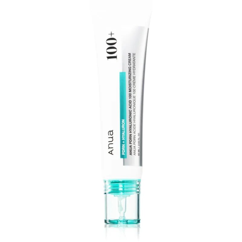 Anua PDRN 100 Hyaluronic Acid Moisturizing Cream mélyen hidratáló krém kollagénnel 60 ml
