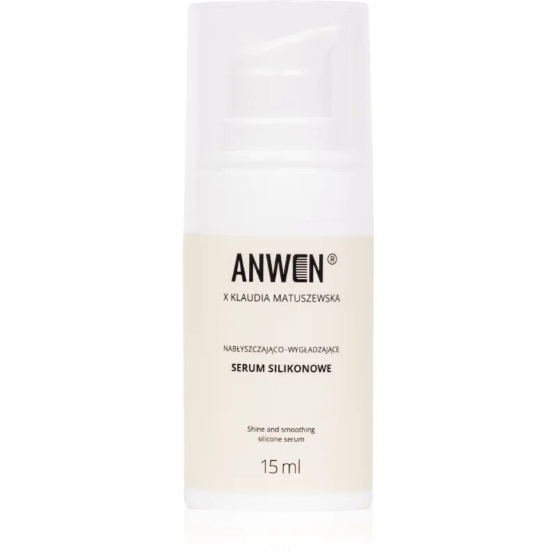 Anwen x Klaudia Matuszewska Shine And Smooth Silicone Serum szérum a töredezett hajvégekre 15 ml