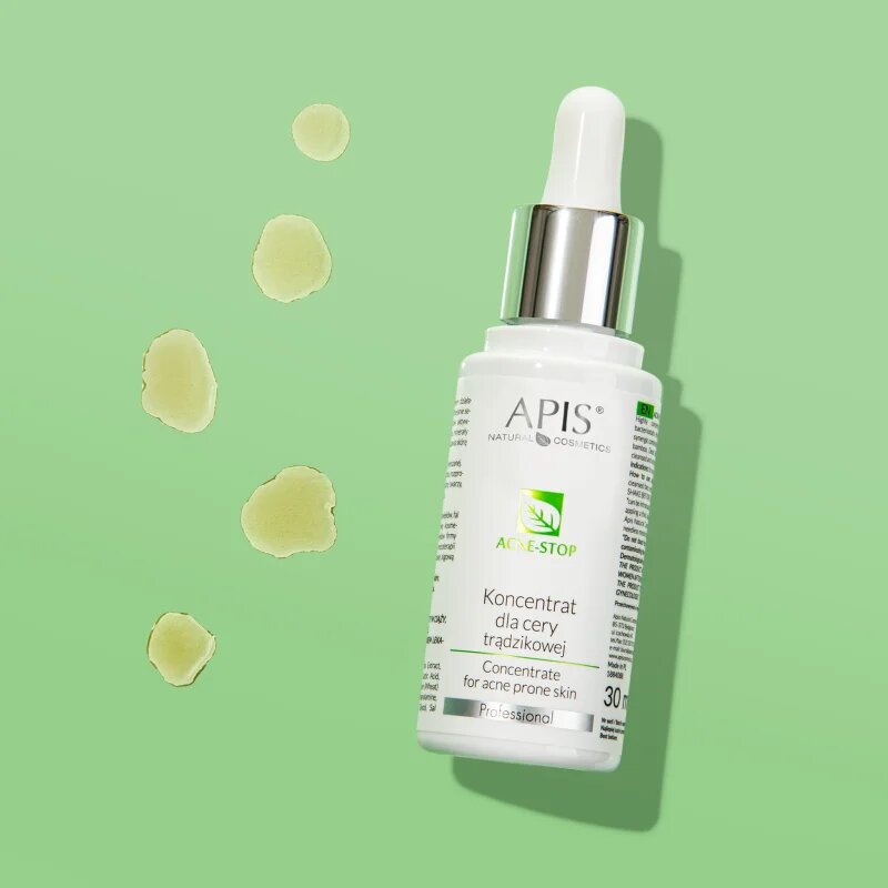 Apis Natural Cosmetics Acne-Stop Professional koncentrátum az aknéra hajlamos zsíros bőrre 30 ml