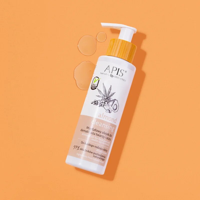 Apis Natural Cosmetics Almond tisztító és sminklemosó olaj 150 ml