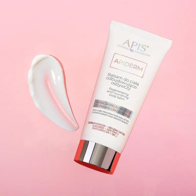 Apis Natural Cosmetics Apiderm megújító testápoló krém kemoterápia és sugárkezelés után 200 ml