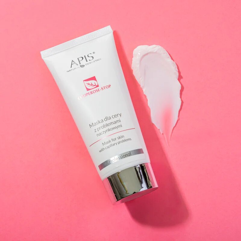Apis Natural Cosmetics Couperose-Stop gyengéd krémes maszk Érzékeny bőrpírra hajlamos bőrre 200 ml