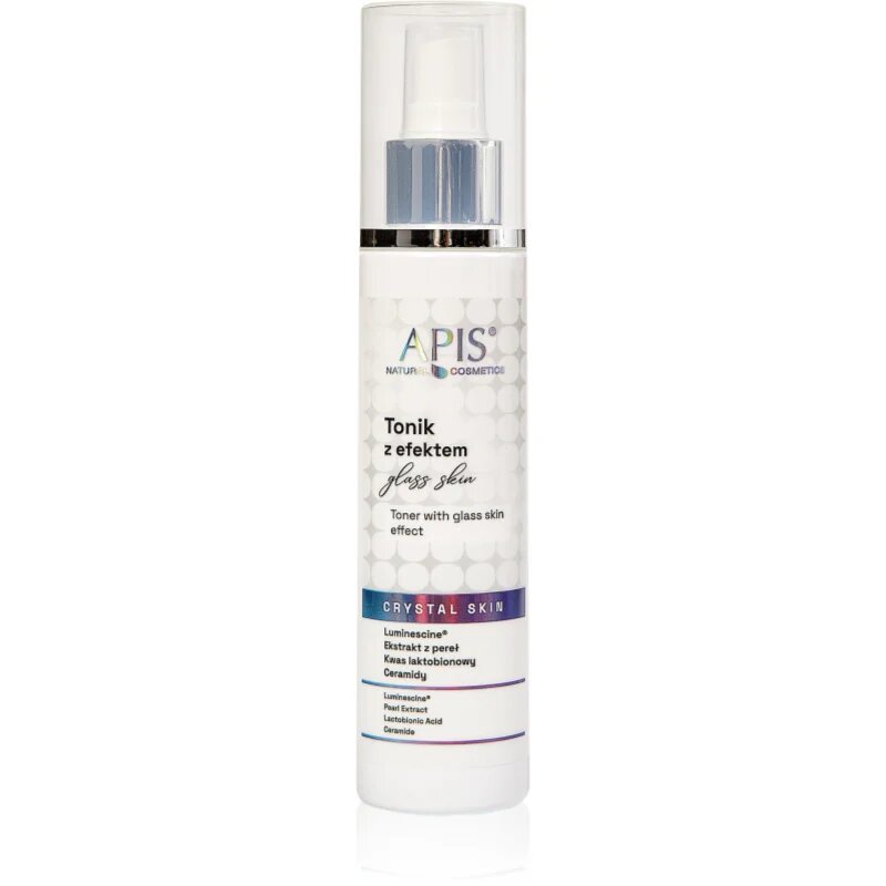 Apis Natural Cosmetics Crystal Skin tonik az élénk és kisimított arcbőrért 150 ml