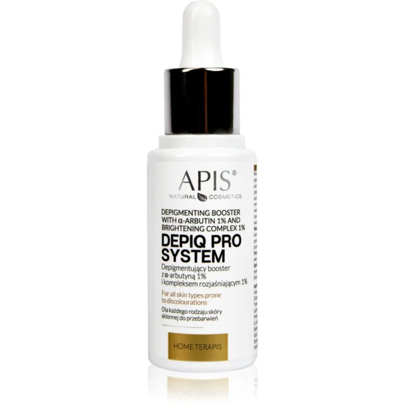 Apis Natural Cosmetics Home TerApis depigmentáló szérum élénkítő hatással a arbutinem 30 ml