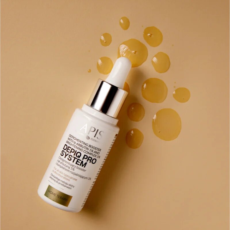 Apis Natural Cosmetics Home TerApis depigmentáló szérum élénkítő hatással a arbutinem 30 ml
