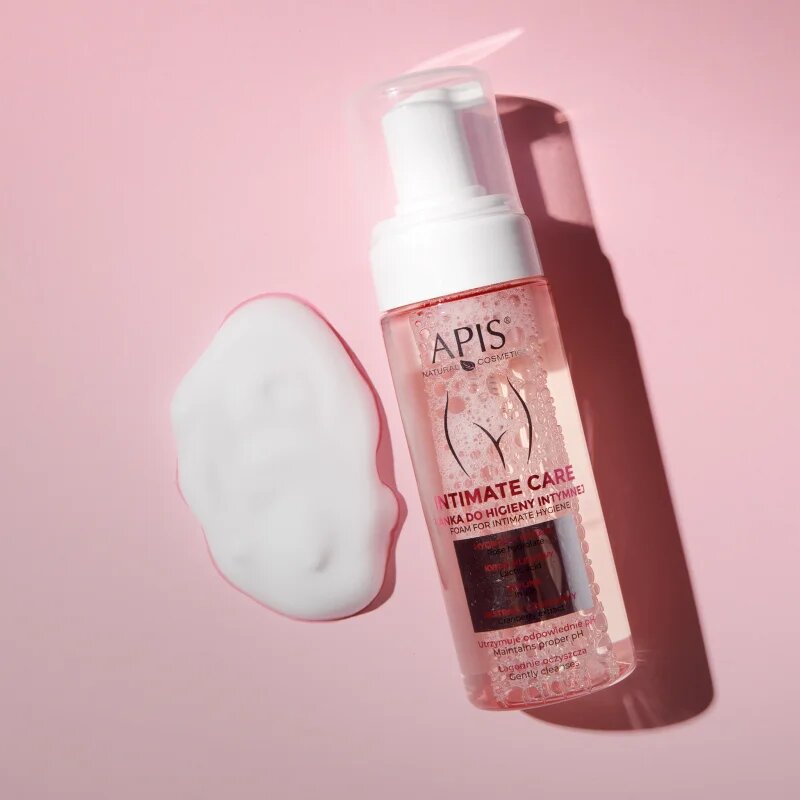 Apis Natural Cosmetics Intimate Care finoman tisztító hab intim higiéniára 150 ml
