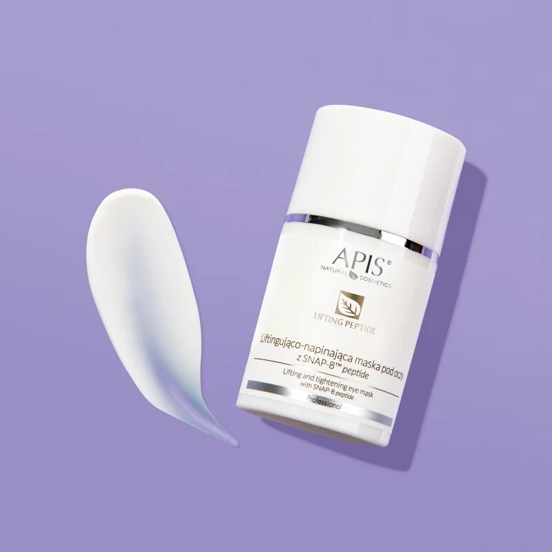 Apis Natural Cosmetics Lifting Peptide SNAP-8™ simító szemkörnyék maszk peptidekkel 50 ml