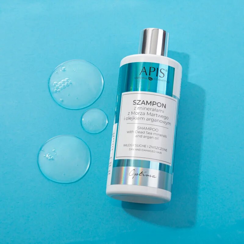 Apis Natural Cosmetics Optima hidratáló sampon holt-tenger ásványaival 300 ml