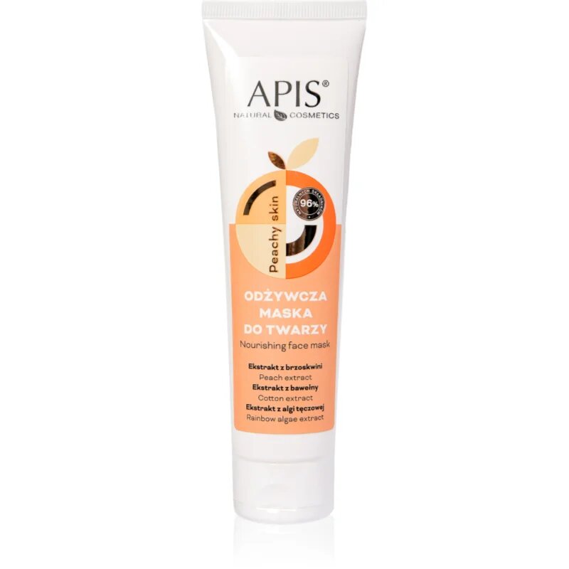 Apis Natural Cosmetics Peachy Skin arcmaszk tápláló hatással 100 ml