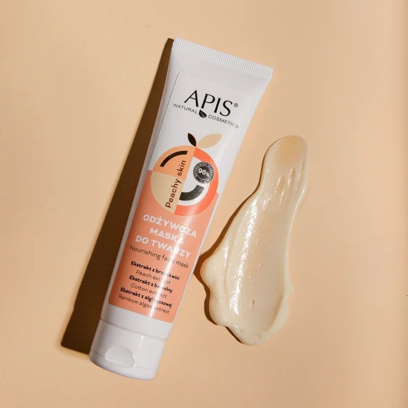 Apis Natural Cosmetics Peachy Skin arcmaszk tápláló hatással 100 ml