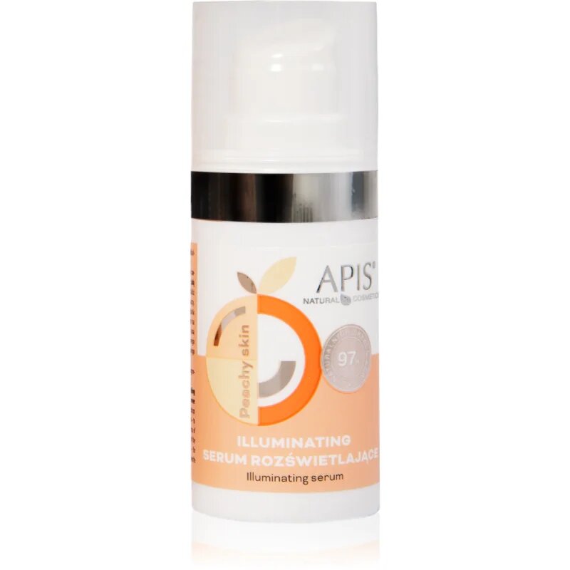 Apis Natural Cosmetics Peachy Skin élénkítő szérum az arcra 15 ml