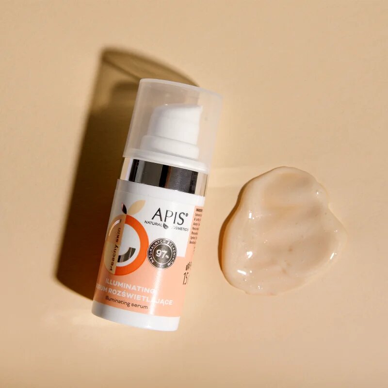 Apis Natural Cosmetics Peachy Skin élénkítő szérum az arcra 15 ml