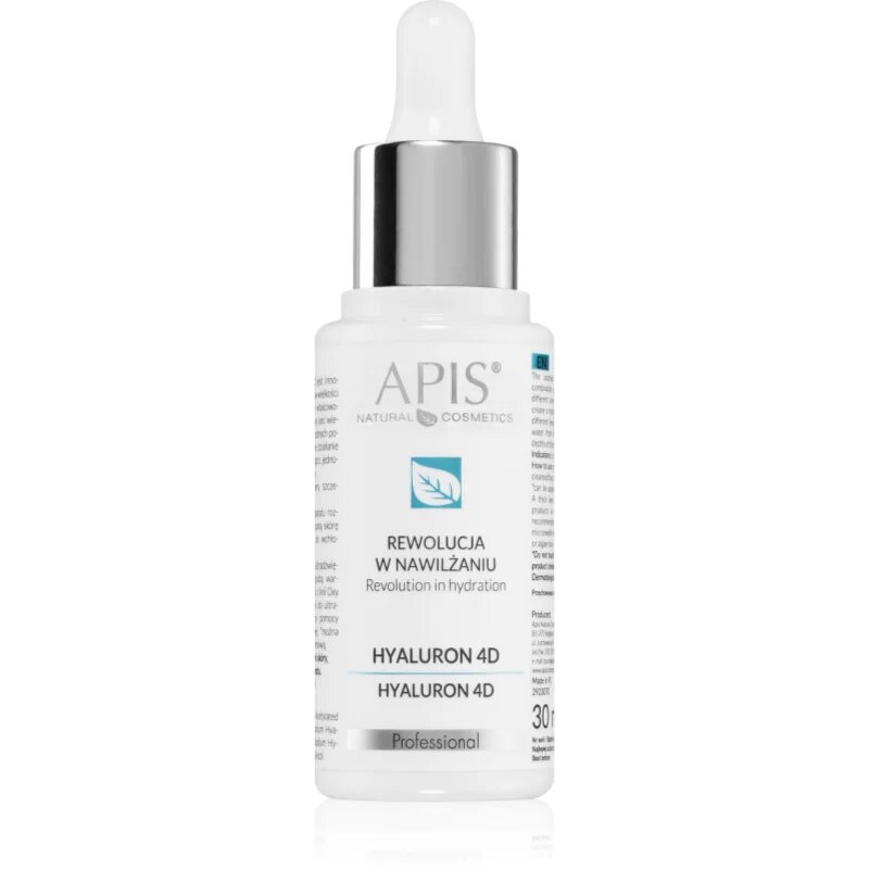 Apis Natural Cosmetics Revolution In Hydration Hyaluron 4D hyaluron szérum a dehidratált száraz bőrre 30 ml