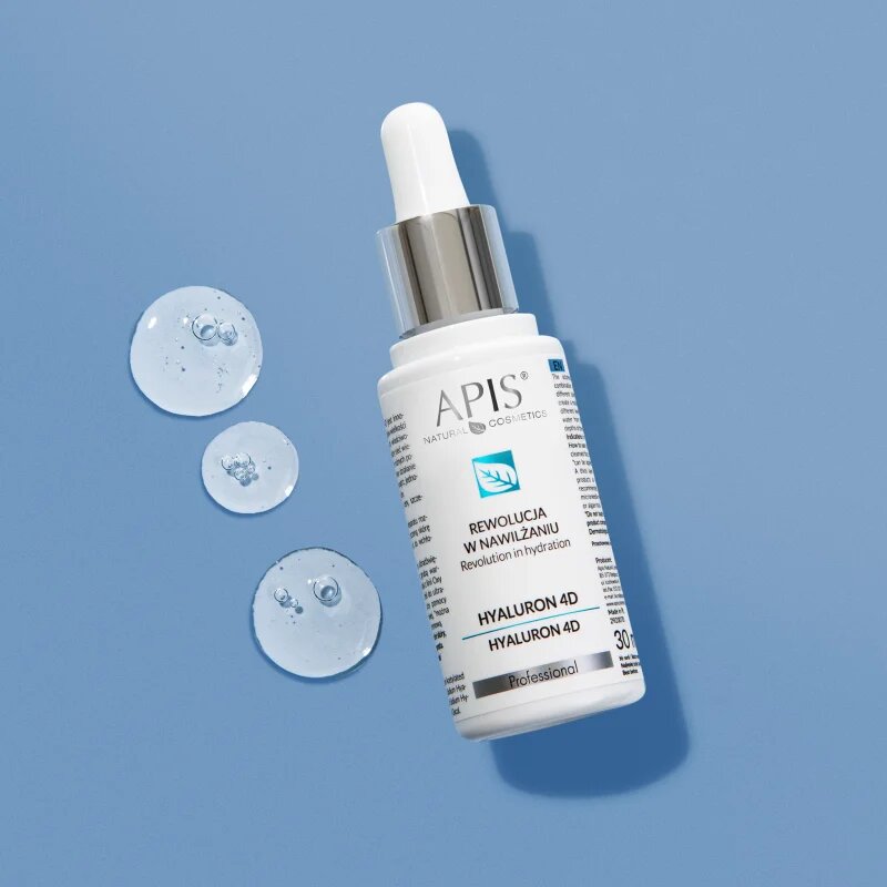 Apis Natural Cosmetics Revolution In Hydration Hyaluron 4D hyaluron szérum a dehidratált száraz bőrre 30 ml