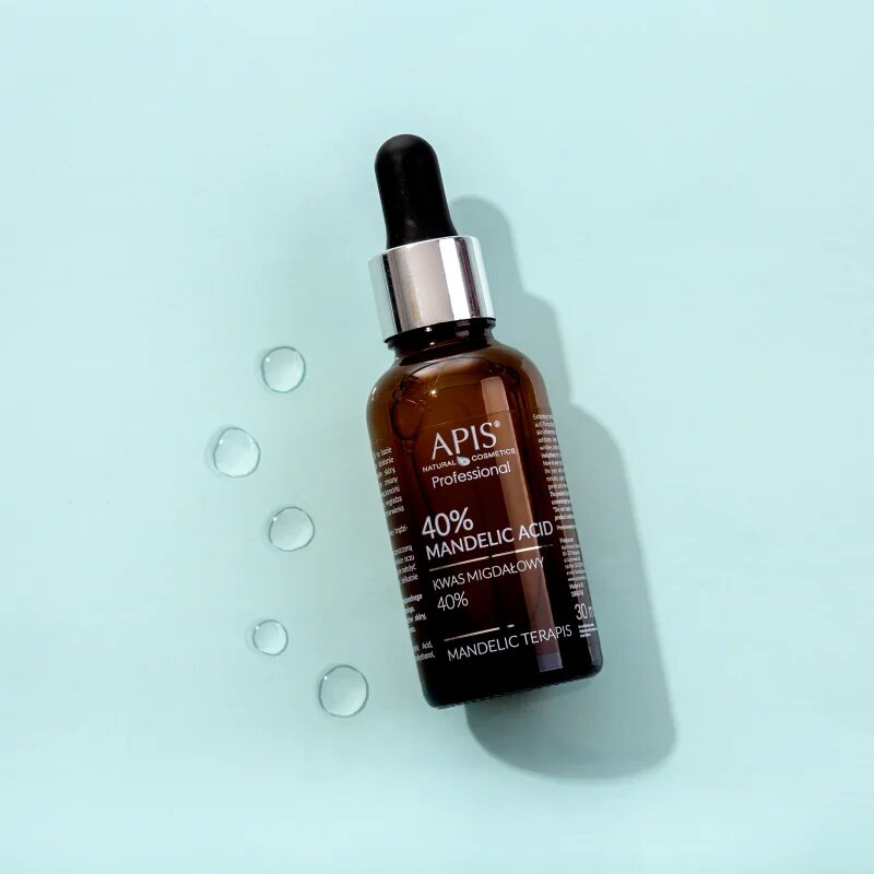 Apis Natural Cosmetics TerApis 40% Mandelic Acid feszesítő hámlasztó szérum a bőr tökéletlenségei ellen 30 ml