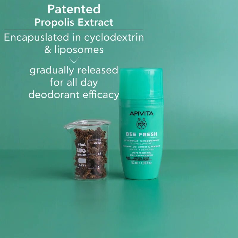 Apivita Bee Fresh Deodorant golyós dezodor az izzadás és a nem kívánt szagok ellen 50 ml