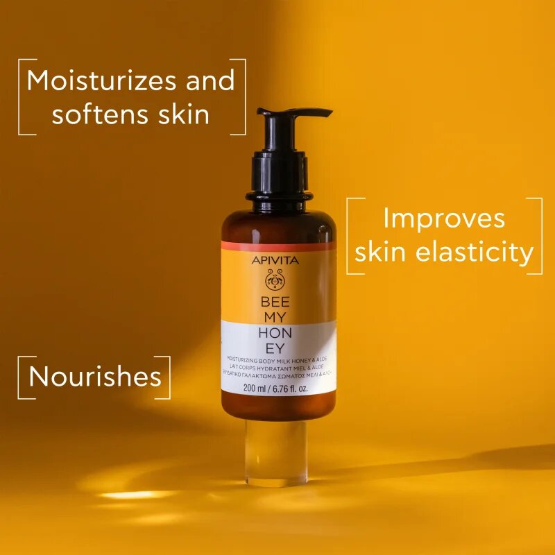 Apivita Bee My Honey Body Milk hidratáló testápoló tej 200 ml