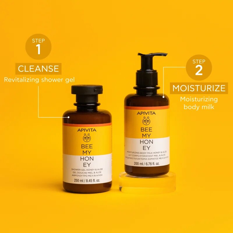 Apivita Bee My Honey Body Milk hidratáló testápoló tej 200 ml