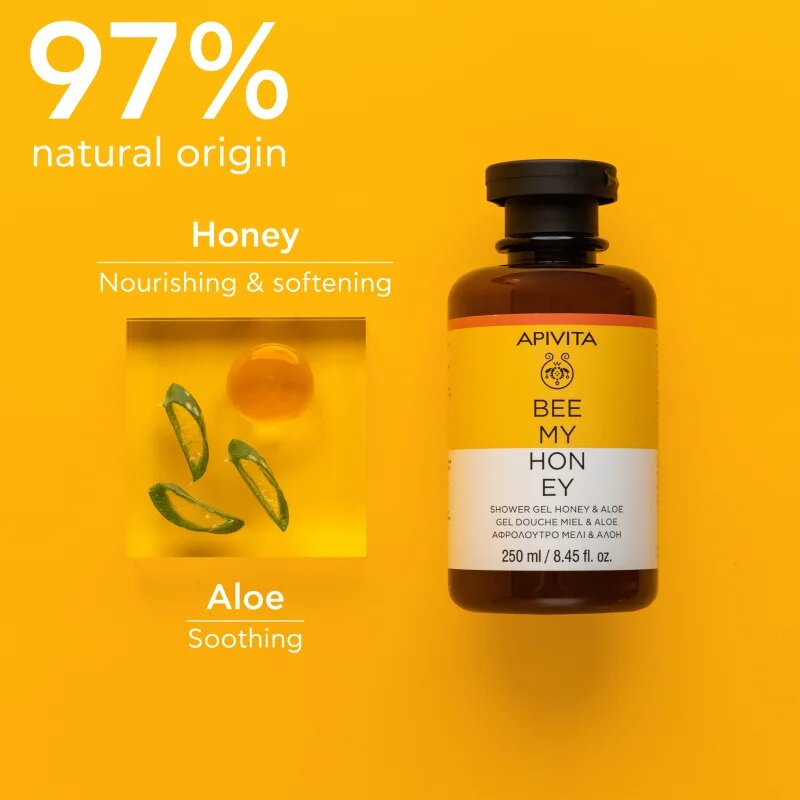 Apivita Bee My Honey Shower Gel hidratáló tusoló gél 250 ml